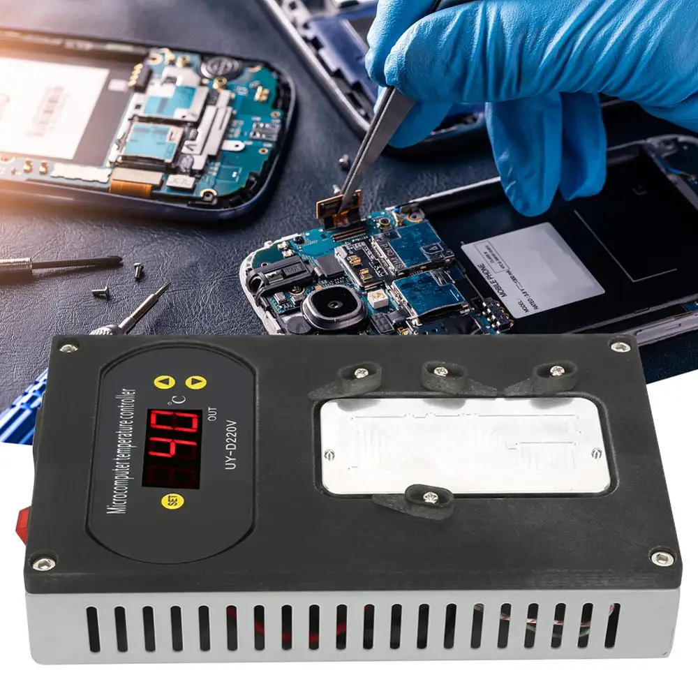 

Soldering Station Digital Phone Motherboard CPU Heating Desoldering Rework Station Preheating Platform for iPhone X XS MA