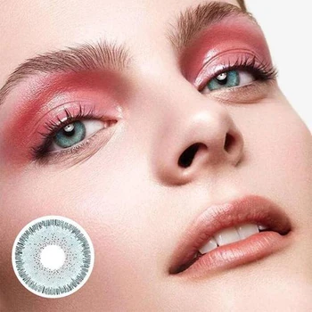 

1 Pair Diffuse light blue gray Color Beautiful Pupil Contact Lenses Cosmetic Contact Lens Eye Color