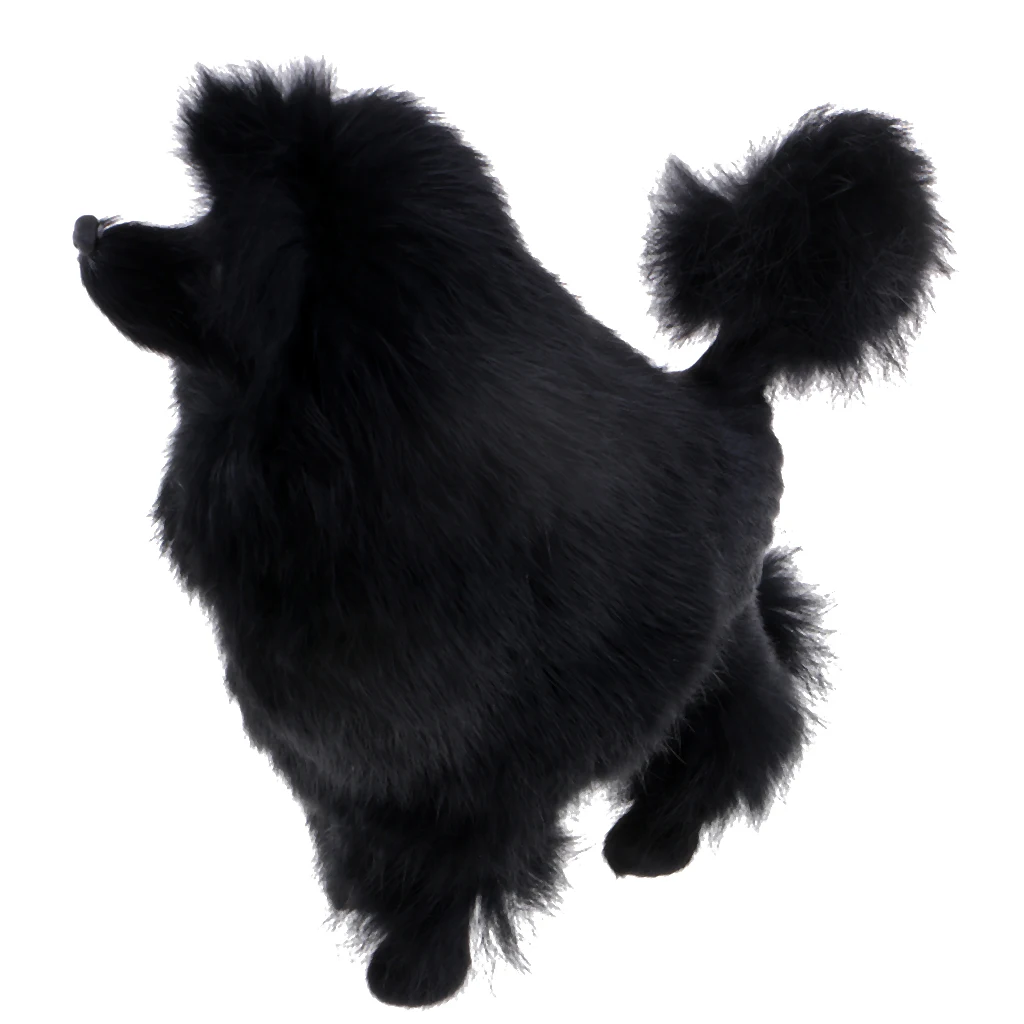Simulation Poodle Dog Model Poodle Toy Figure Home Decoration Kids Gfit