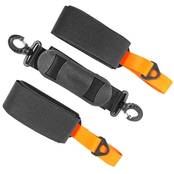 1pc Adjustable Skiing Pole Shoulder Hand Carrier Bags Non-slip with Skis Pole Hook Loop Protecting Neoprene Pad Ski Handle Strap