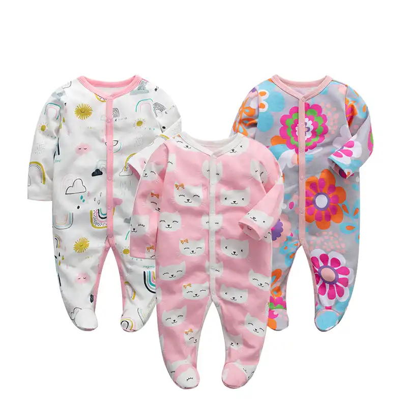 3 pieces/lot Baby Rompers Newborn Baby 
