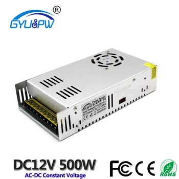 

High Quality 500W 41A DC12V Switching Power Supply Led Driver Transformer 110V 220V AC DC SMPS for Led Strip Display Spot Lamp