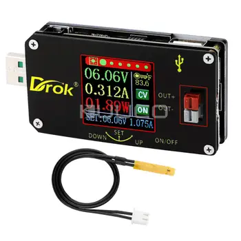 

Adjustable USB Buck Boost Voltage Converter 15W DC 3.5-15V 5V to DC 0.6-30V 9V 12V 24V Step Up Down CC Power Supply Board