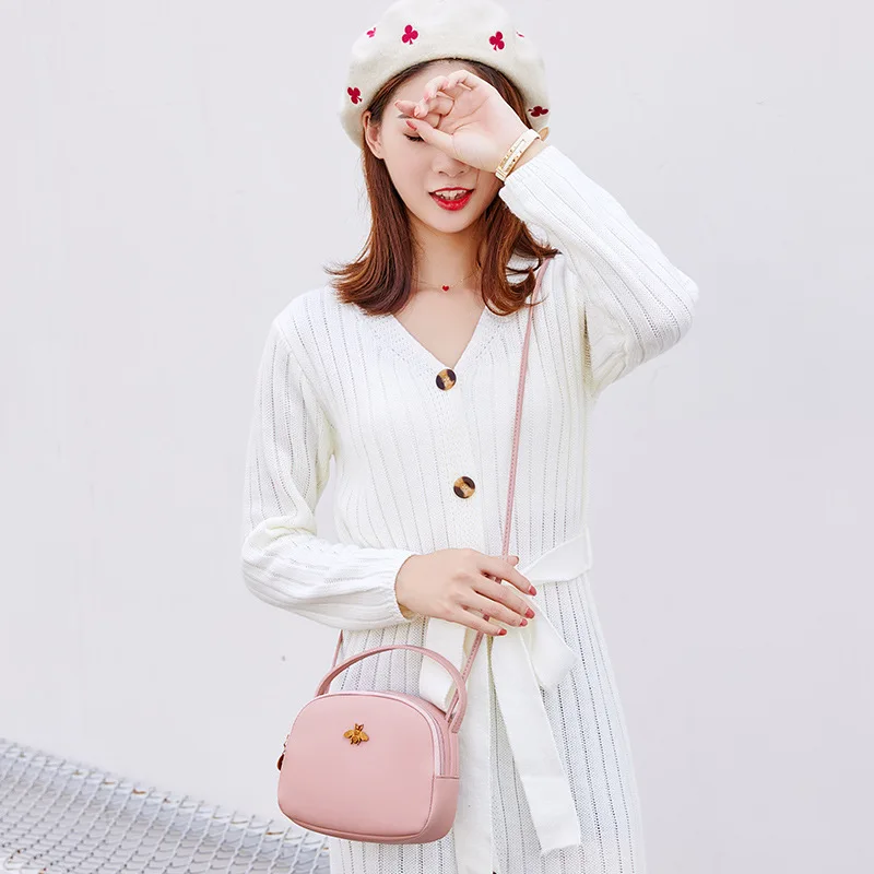 

Korean-style Casual Small Bee Bag 2019 Summer And Autumn New Products One-Shoulder Handbag