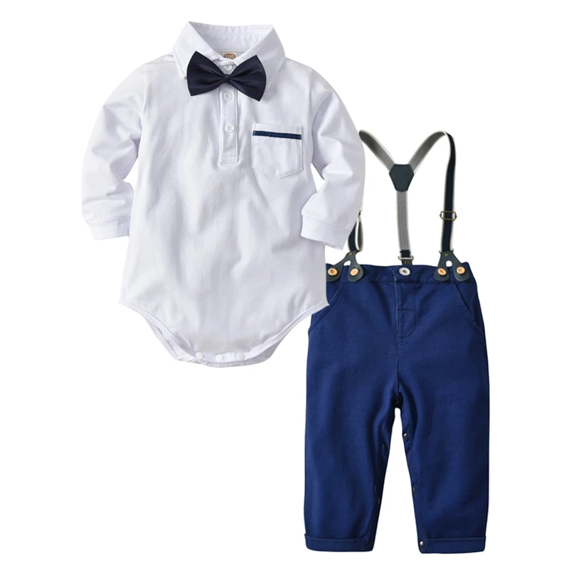 Комплект одежды для маленьких мальчиков; осенний Детский костюм «Glentmen» с брюками на лямках; Одежда для новорожденных; праздничный костюм для маленьких мальчиков