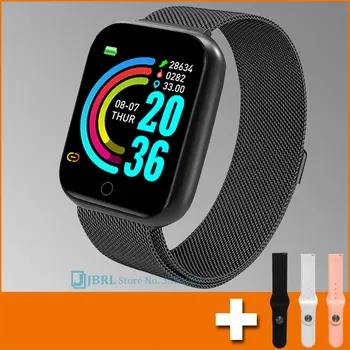 

2020 Smart Watch Women Smartwatch Men Smartband Android IOS Sport Bracelet Ladies Waterproof Fitness Tracker Smart Clock Mens