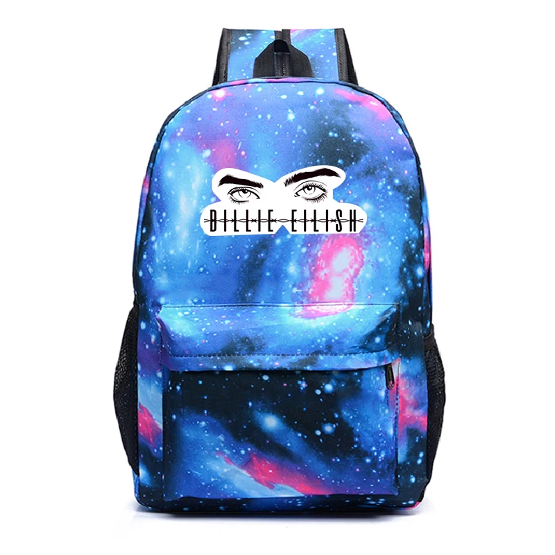 Mochila Billie Eilish рюкзаки женские глаза школьные сумки ноутбук дорожные сумки подростковый ноутбук рюкзак модная нейлоновая сумка