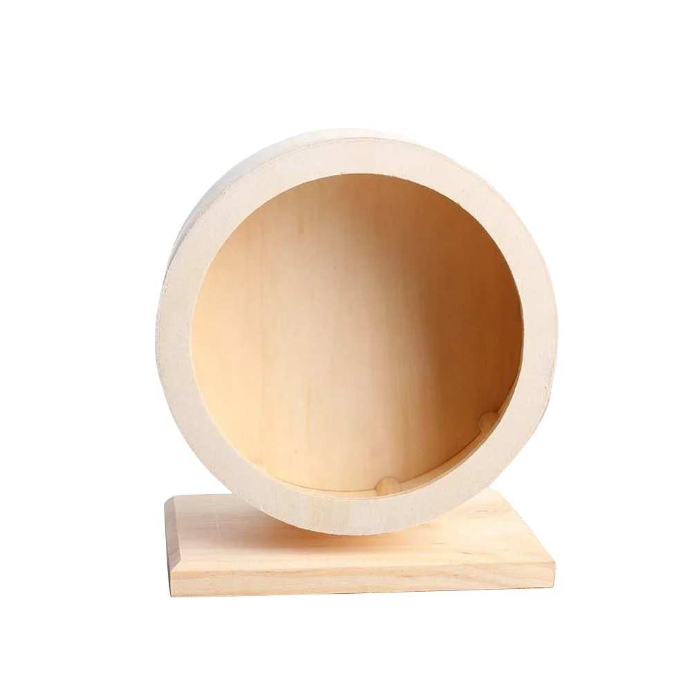 

Wooden Exercise Eco-friendly Hamsters Pet Toy Pet Mute Running Wheel