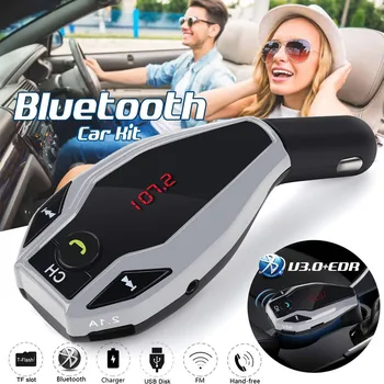 

Wireless Bluetooth FM Transmitter Modulator Car Kit MP3 Player Dual USB Charger 8.26gh
