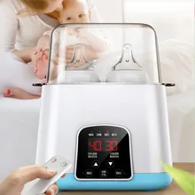 Termostato inteligente automático mejorado 6 en 1 con Control remoto, calentadores de biberones para bebés, desinfección rápida, leche caliente y esterilizadores