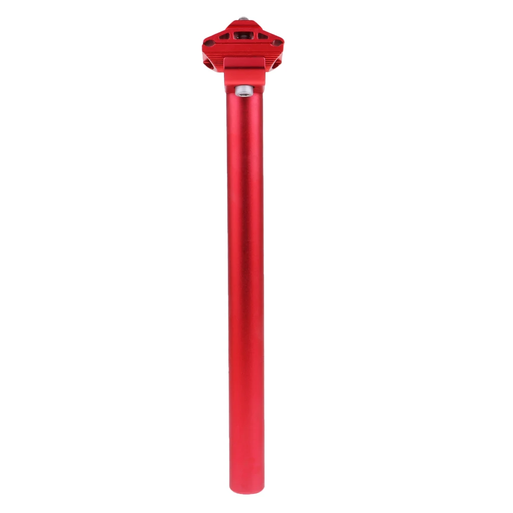 Универсальный MTB 25,4 мм сплав Горная дорога велосипед велосипедное седло пост подседельная труба для велосипеда удлинитель Регулируемый подседельный штырь - Цвет: Красный