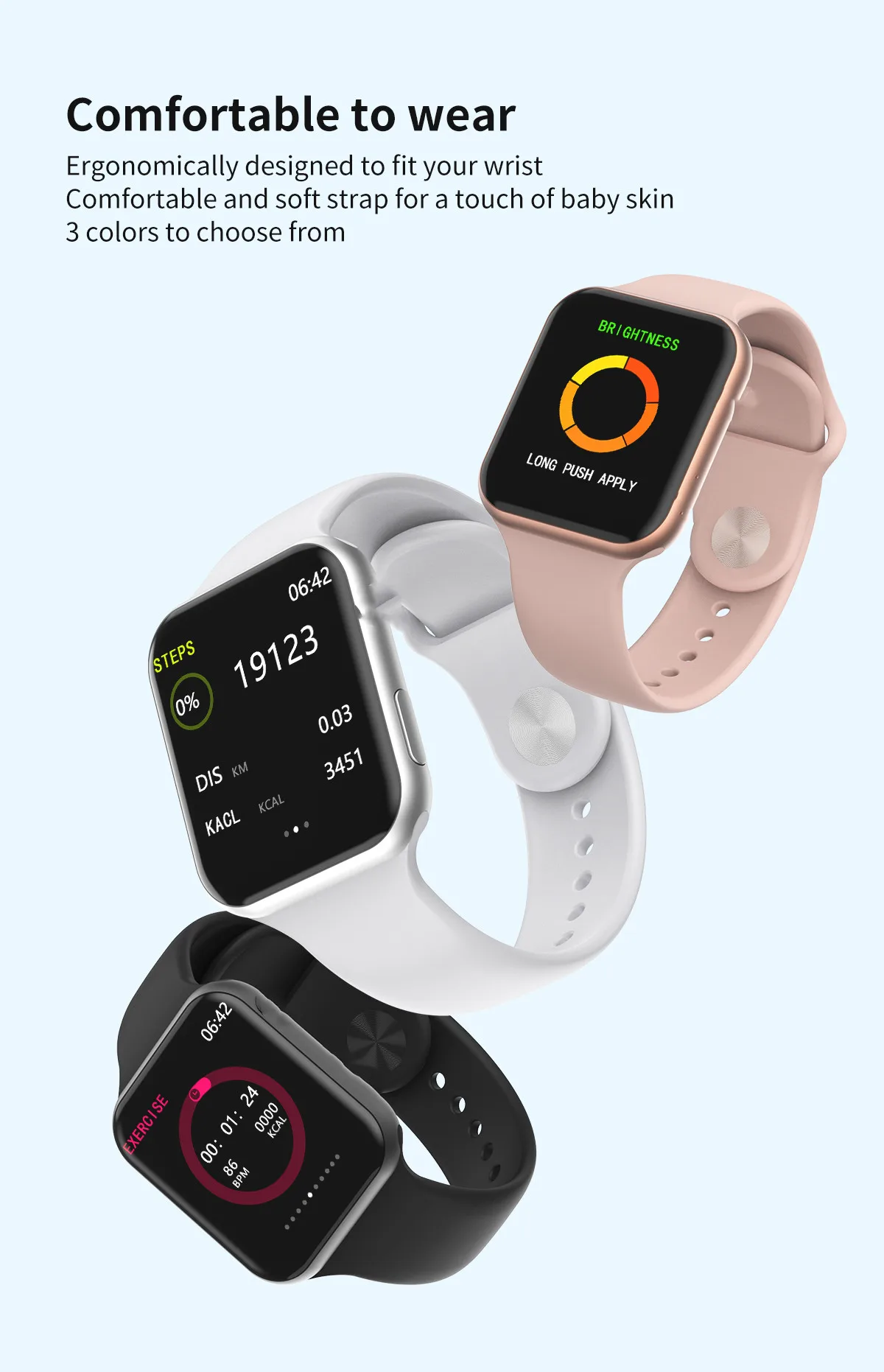 F10 Smartwatch IP68 водонепроницаемый монитор сердечного ритма Bluetooth Спорт фитнес-трекер для мужчин для iPhone xiaomi Androidphone