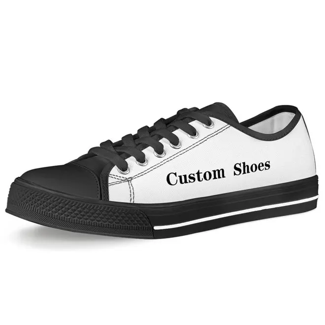 Custom Low-top FORUDESIGNS/черная художественная женская обувь для девочек в африканском стиле; модная парусиновая обувь с высоким берцем; женские кроссовки для девочек-подростков; Женская Вулканизированная обувь - Цвет: Custom Low-top