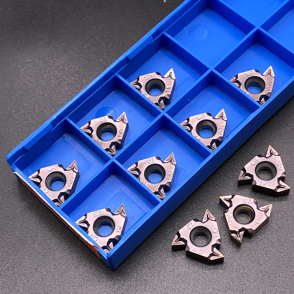 

10pcs RCKLCY Carbide Insert 16IR M AG60 ISO FT1125 Thread Blade cnc Lathe threading Cutter Tool Processing stainless steel