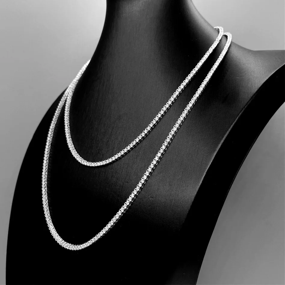 2mm Moissanite S925 Tennis Chain 