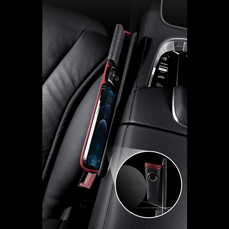 Car Seat Gap Slot Storage Box Vehicle Mounted Leather Auto Seat Slit Gap  Pocket For Driving Universal Car Side Organizer Holder - AliExpress