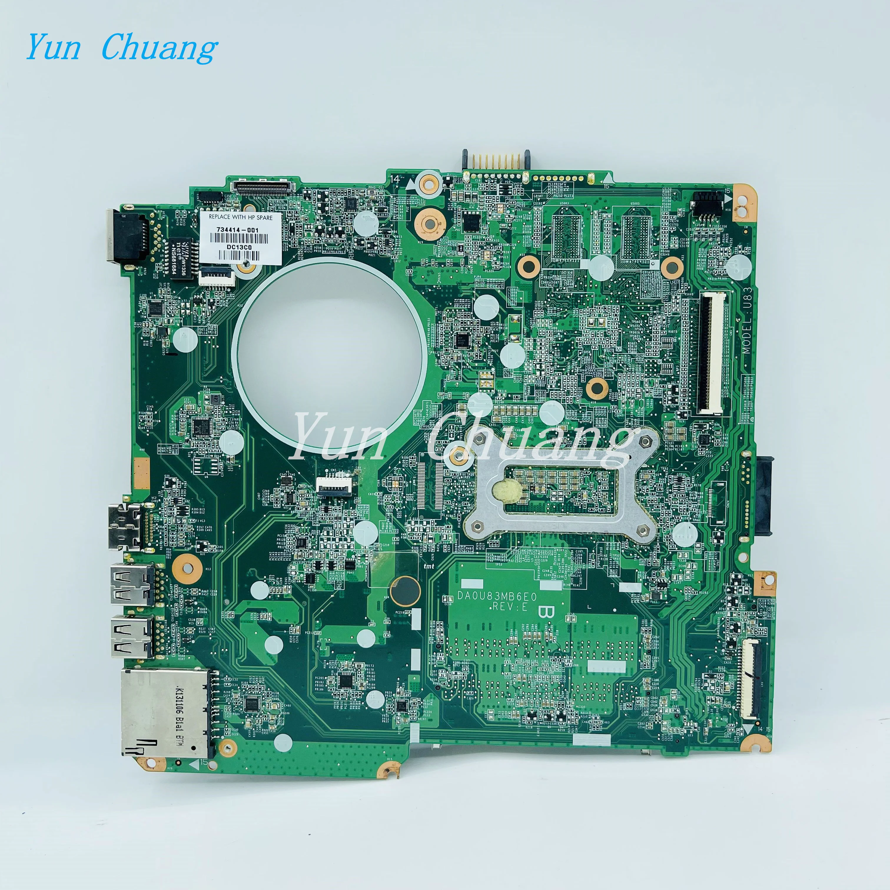 756452-501 758488-501 DA0U83MB6E0 Mainboard For HP Pavilion 14-N