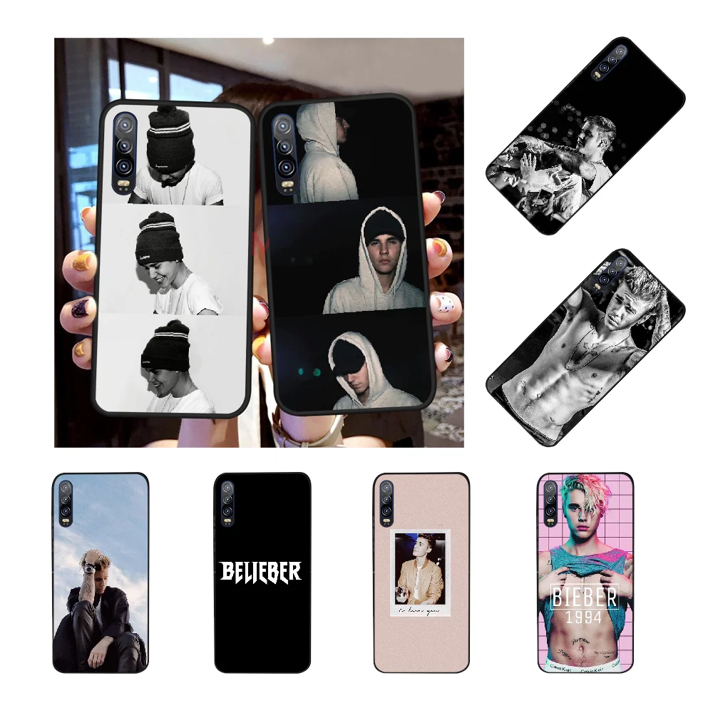NBDRUICAI Justin Bieber Phone Case For Huawei Y5 Y6 Y7 Y9 Prime 2019 Enjoy 7 8 9 10 Plus | Мобильные телефоны и