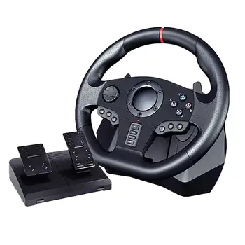 

V900 Game Racing Steering Wheel Adjustable Steering Wheel Joysticks With Pedal For Nintendo Switch PC/PS3/4/Xbox One