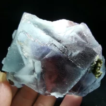 205gNatural dark purple fluoritecrystal mineral specimen