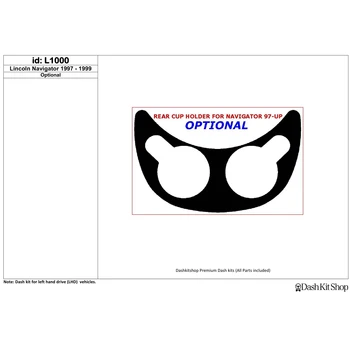 

Interior trim for Lincoln Navigator 1997-2002. Set L1000.