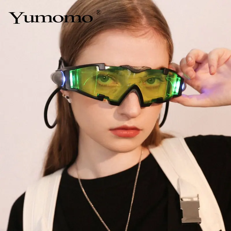 

Night Light Goggles Sunglasses Women Vintage Clout Goggles Sunglasses Fashion Retro Mens Sunglasses Kids Eyewear Night Vision