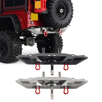 

Metal Tail Rear Bumper Parts with D-rings Skillful Manufacture Superior Quality for 1/10 RC Crawler Car TRAXXAS TRX-4