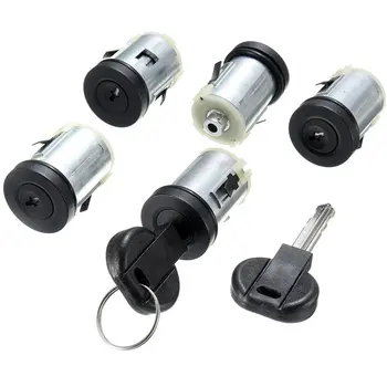 

5 Pcs Door Lock Core Set For Citroen Synergie Peugeot Expert 806