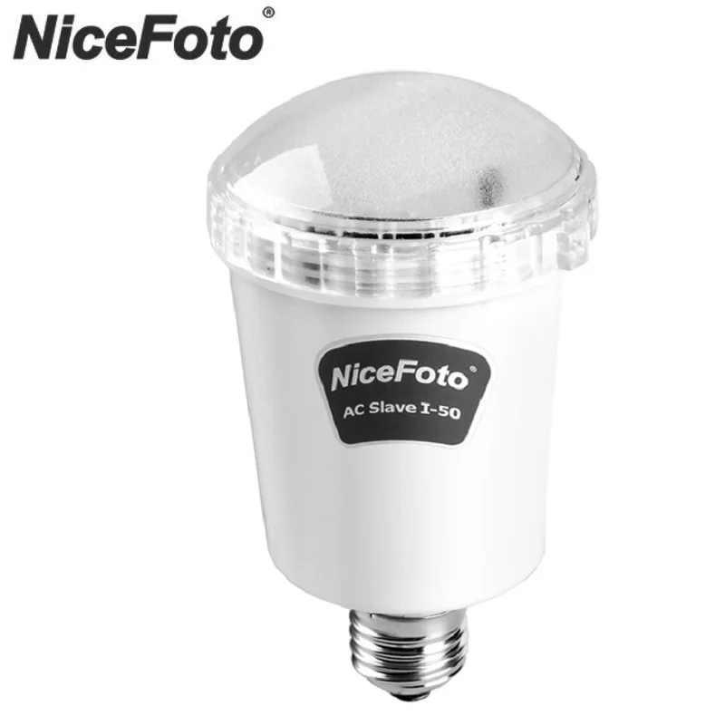 NICEFOTO I50 Studio Falsh Light 45W 5500K AC Slave Flash Bulb for E27