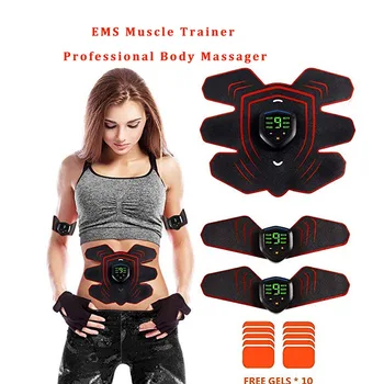 

Muscle Stimulator Abdominal Muscle Trainer Exerciser Arm Leg Waist Abdominal Muscle Stimulator Body Exerciser Muscle Massager