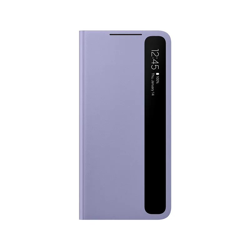 samsung silicone Hàng Chính Hãng Samsung S21 Smart View Ốp Lưng Flip Mirror Dành Cho Galaxy S21 Plus /S21 Ultra 5G Điện Thoại Bao Da LED S-Xem Trường Hợp EF-ZG998 kawaii samsung phone cases Cases For Samsung