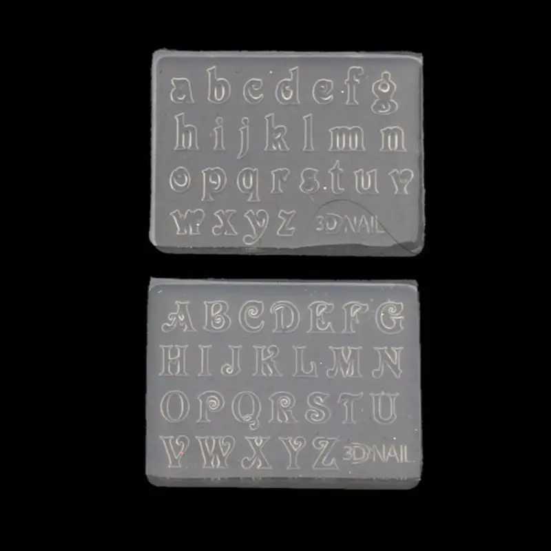 

2Pcs 3mm Small Numbers Letters Mold Resin Message Fillings Making Jewelry Making AXYD