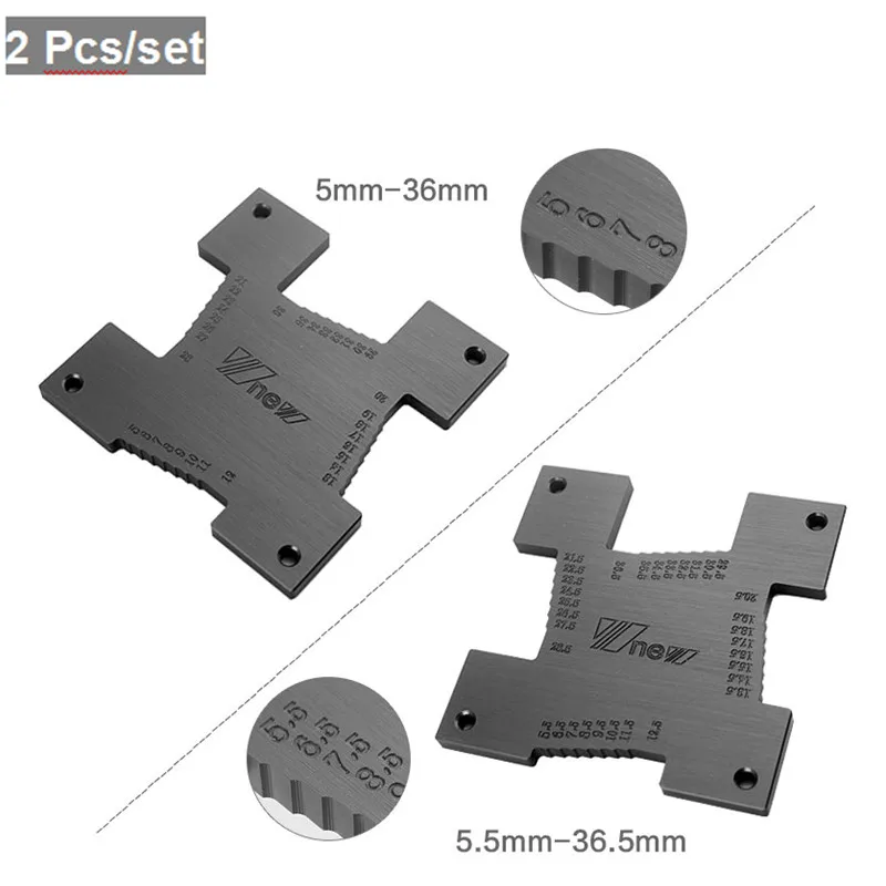 2 шт./компл. глубиномер высота точный измеритель метрических измерять деревообрабатывающие столярные инструменты для фрезерный станок, быстроходный деревообрабатывающий фрезерный станок