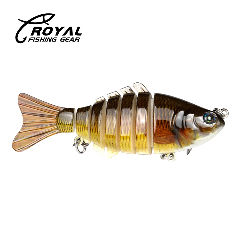 

10cm 15.5g swimbait lure Multi Jointed fish Wobblers Lifelike Fishing Lure 6 Segment Swimbait Crankbait Fishing Tackle