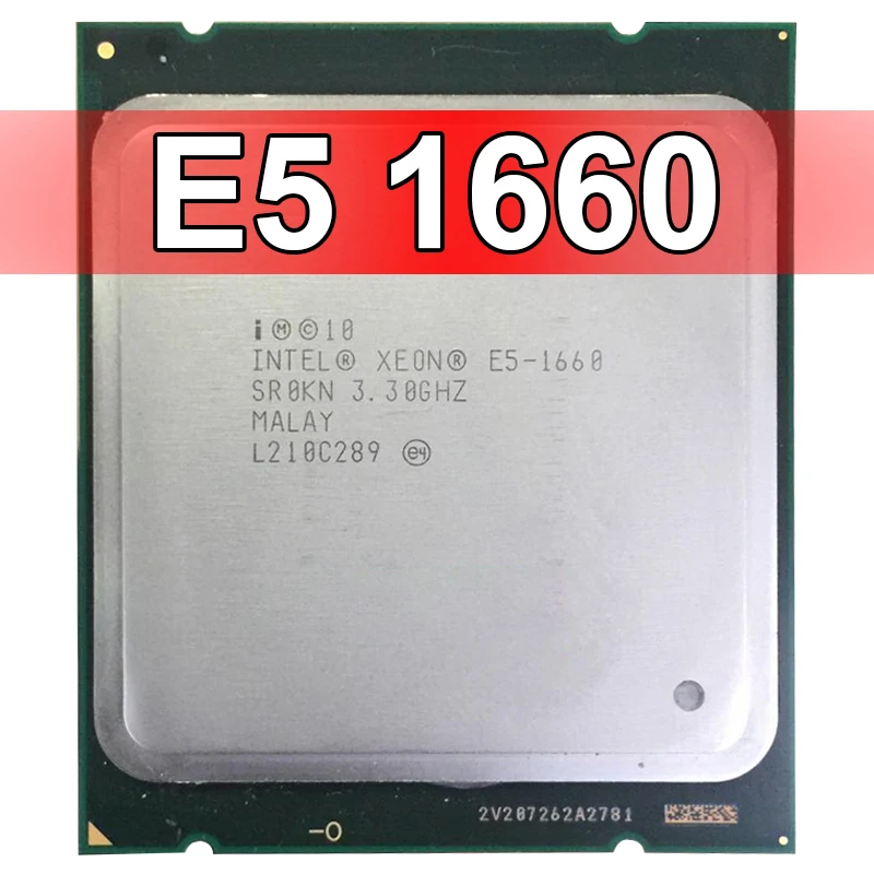

INTEL XEON 6 CORE PROCESSOR E5-1660 3.3GHZ 15MB CACHE TDP 130W CPU SR0KN