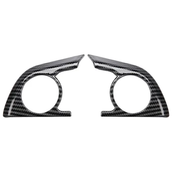 

Carbon Fiber Interior Steering Wheel Button Cover Trim Fit for Toyota Camry 2018 19