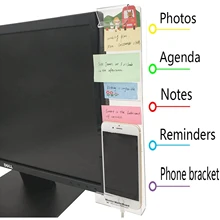 Uchwyty na telefon komórkowy Monitor wiadomość tablica pamiątkowa kartki samoprzylepne Tab ekran monitory komputerowe Panel boczny Planner podstawki na telefon tanie i dobre opinie KADUDE Brak funkcji CN (pochodzenie) Huawei Uchwyt na biurko