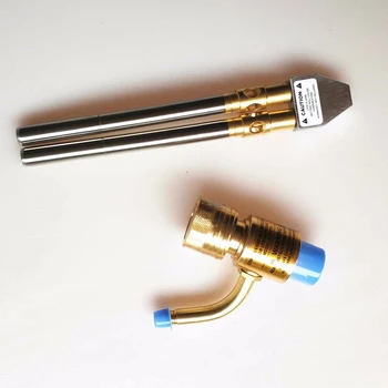

MAPP 2 Tubes Oxygen-free Gas Brazing Welding Torch Heating Burner Hand Tool 30*17cm Welding Torch For 14.1-16 Oz Cylinder