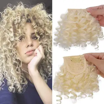 

SHANGKE Clip In Hair Wig Bangs Hairpiece Synthetic Bang Fake Bangs Hair Piece Clip In Hair Extensions