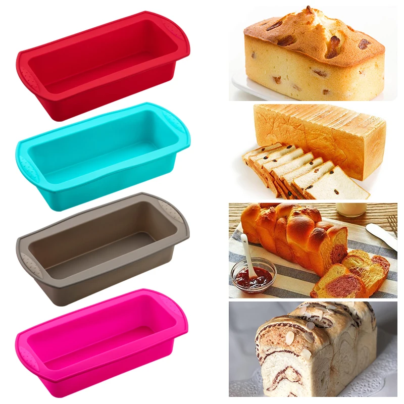 1pc Loaf Pan Mould Rectangle Toast Bread Cake Mold Carbon Steel Pastry Kitchen Baking Bakeware DIY Non Stick | Дом и сад