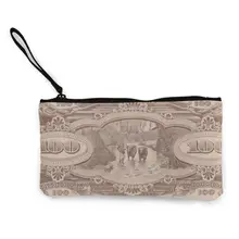 Бесшумные дизайнерские банкноты с принтом, холщовые мини-сумочки для монет, кошелек на молнии для девочек и мальчиков, женская сумка, Дамский мешочек для ключей, сумки для кредитных карт