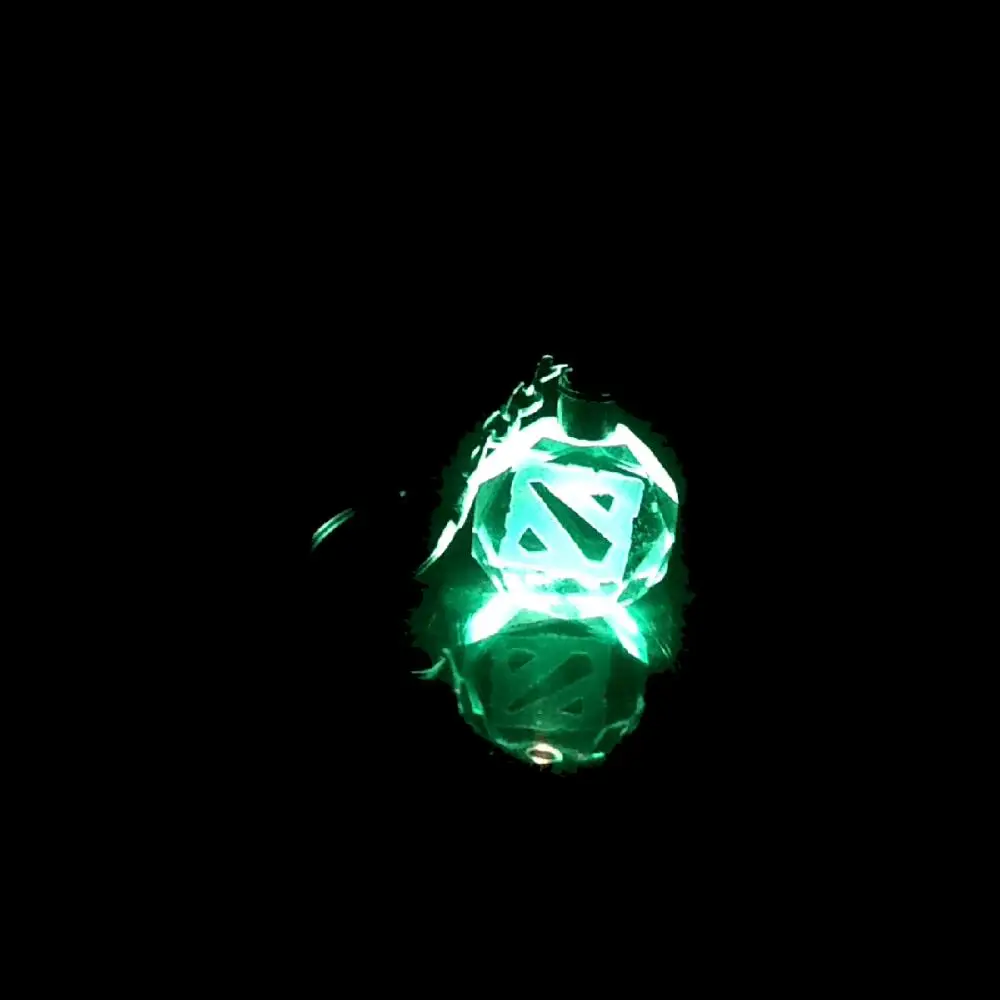 Игра фильм Dota 2 Led брелок кристалл светящийся брелок кольцо Оружие Меч подставки-талисманы украшения для игр игрока подарок