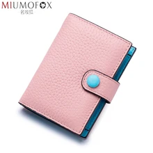 

2022 Genuine Leather Wallet Women Short Wallets with Coin Pocket Designer Small Coin Purse Female Card Holder Fashion Carteira