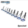 5/10Pcs Fishing Guide Ring Tip Eye Top Durable Tackle Repair Kit Fishing Rod Stainless Steel Parts Circle High Quaility ► Photo 1/6