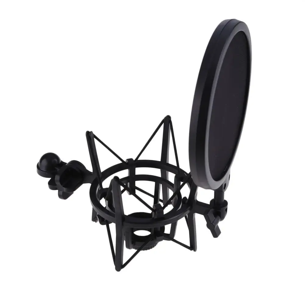 Vanpower Microphone Mic Professional Shock Mount With Shield Filter