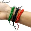 12Pieces Men And Women's Style Malverde And St Jude And The Virgin Mary Drop Oil Alloy Crystal Religion Hand Made Braid Bracelet 5