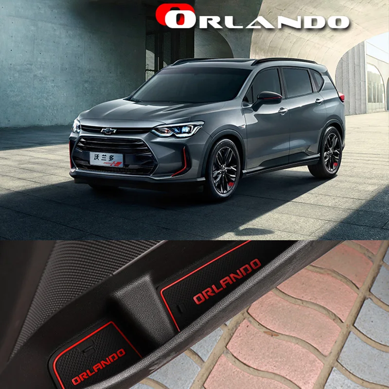 

Car door cushion Door Groove Mat Cup Anti Slip Slot Mats Pads Dust cushion for storage box For Chevrolet Blazer 2020