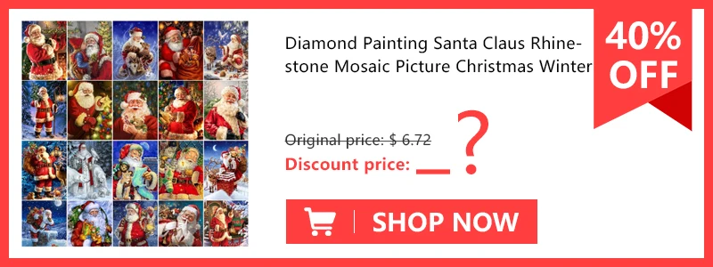 5D алмазная картина Санта Клаус вышивка крестиком DIY Полная Алмазная вышивка мозаика Стразы картина домашний Декор Рождественский подарок