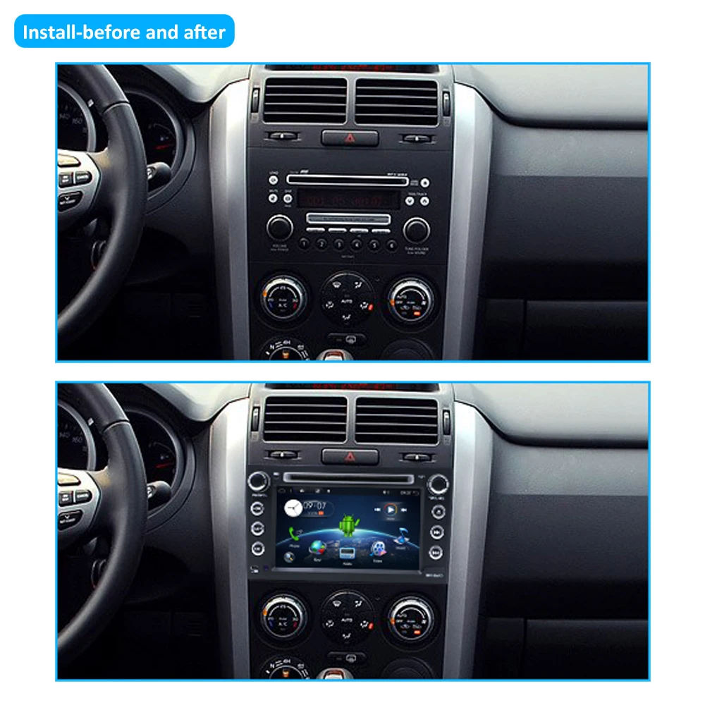 Автомобильный мультимедийный плеер 2 din android 10 0 автомобильный DVD для Suzuki grand vitara