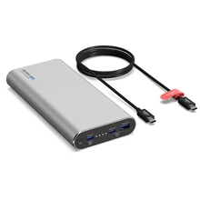 90 Вт type-C портативное зарядное устройство для нового MacBook Pro hp Dell XPS 12 13 iPhone 11 Chromebook USB-C ноутбуков телефон PD QC3.0